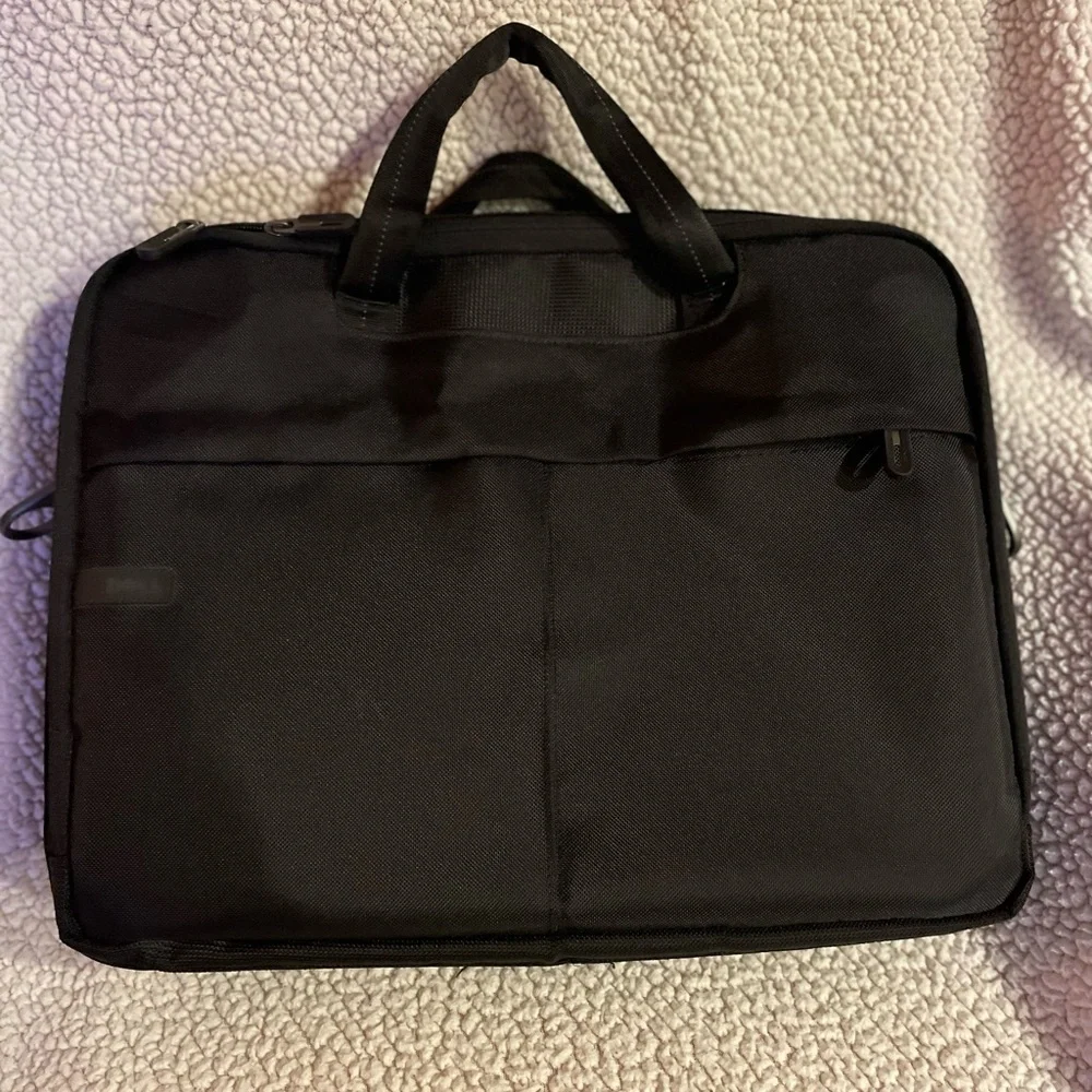 Black Men's Briefcase No Shoulder Strap